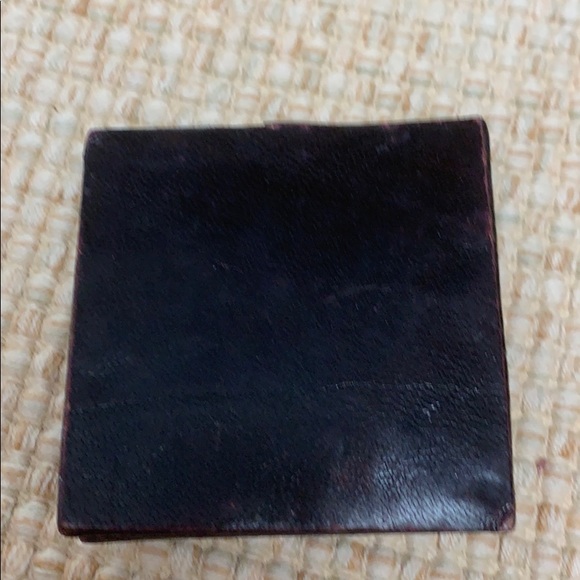 VTG hand painted leather coin purse - Picture 3 of 3